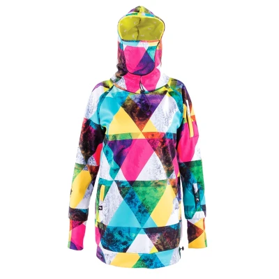 Damska kurtka snowboardowa z kapturem wodoodporna Lunatic