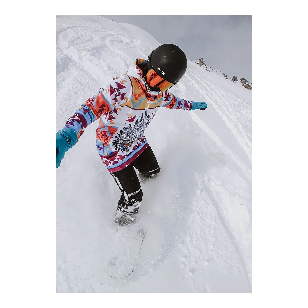 Damska kurtka snowboardowa z kapturem wodoodporna Navajo