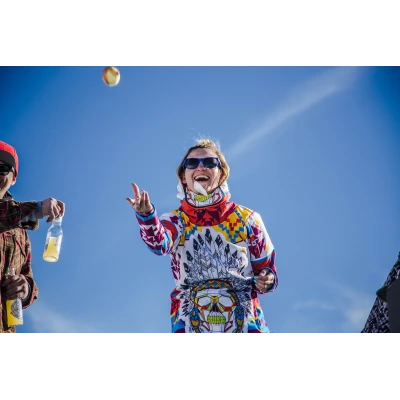 Damska kurtka snowboardowa z kapturem wodoodporna Navajo