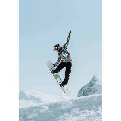 Damska kurtka snowboardowa z kapturem wodoodporna Psycho Deer