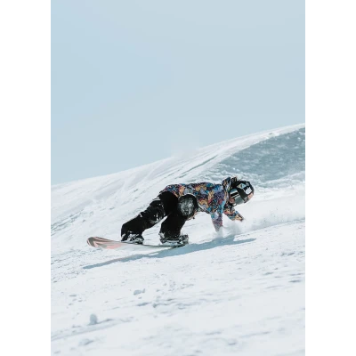 Damska kurtka snowboardowa z kapturem wodoodporna Psycho Deer