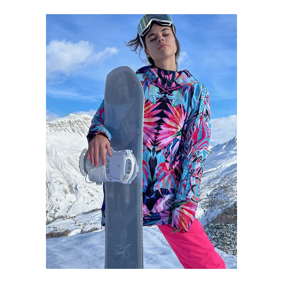 Damska kurtka snowboardowa z kapturem wodoodporna Zanzibar
