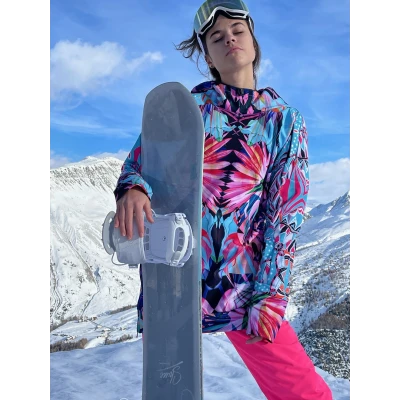 Damska kurtka snowboardowa z kapturem wodoodporna Zanzibar