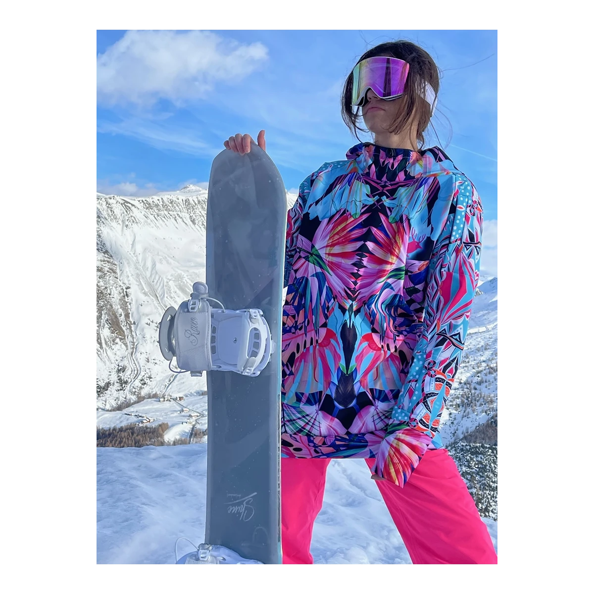 Damska kurtka snowboardowa z kapturem wodoodporna Zanzibar