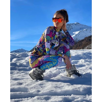 Damska koszulka termoaktywna narciarska bielizna Psycho Deer