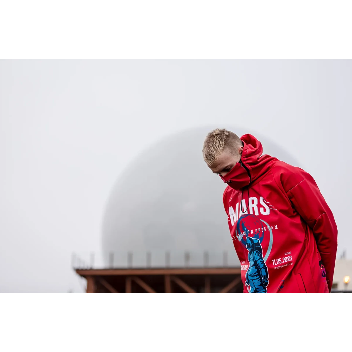 Męska bluza snowboardowa techniczna wodoodporna Mars