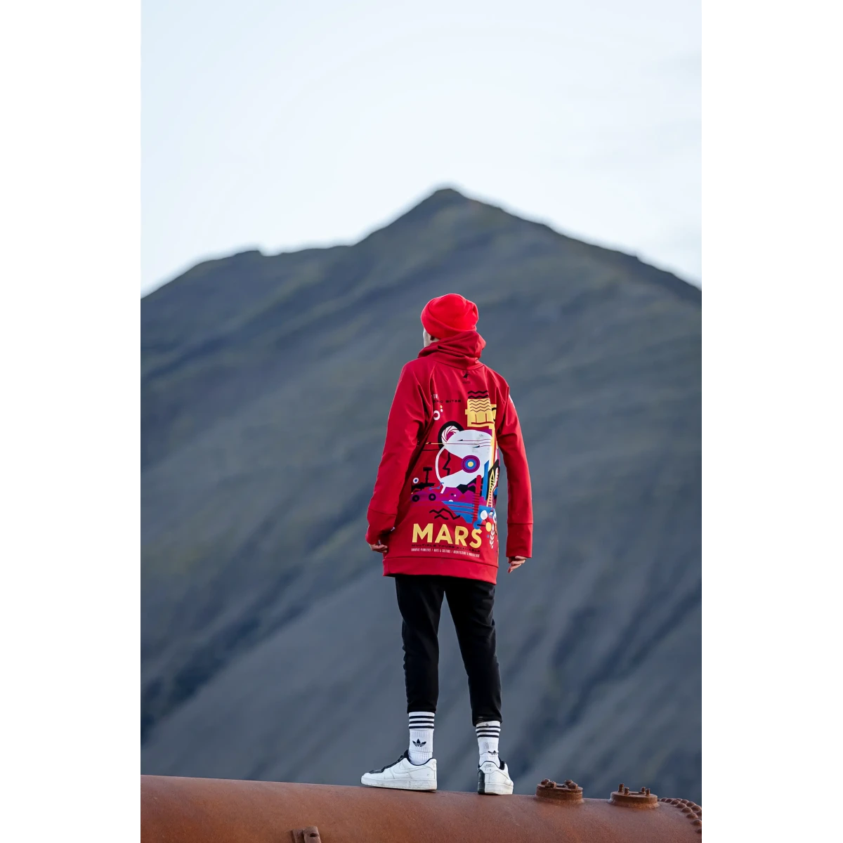 Męska bluza snowboardowa techniczna wodoodporna Mars