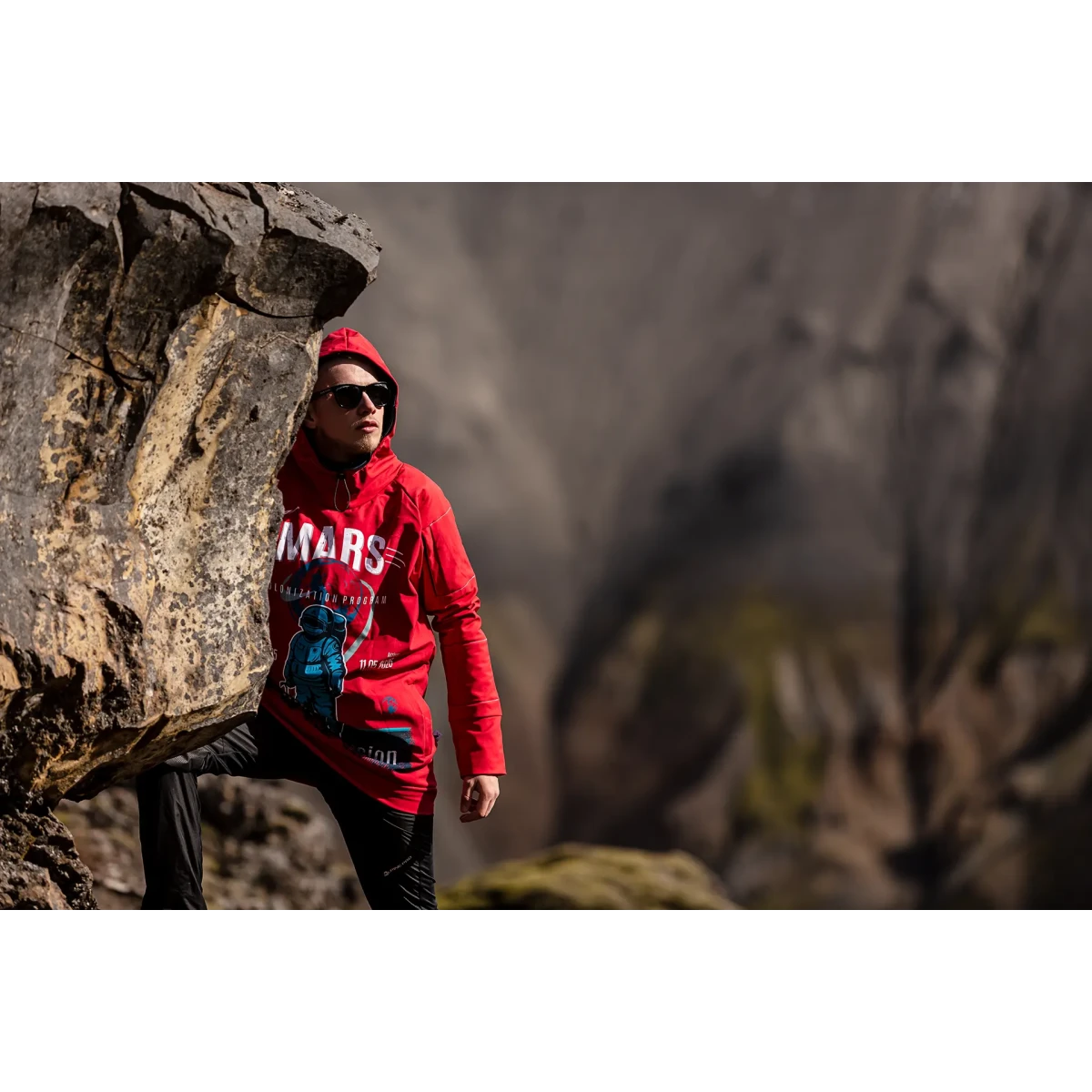 Męska bluza snowboardowa techniczna wodoodporna Mars