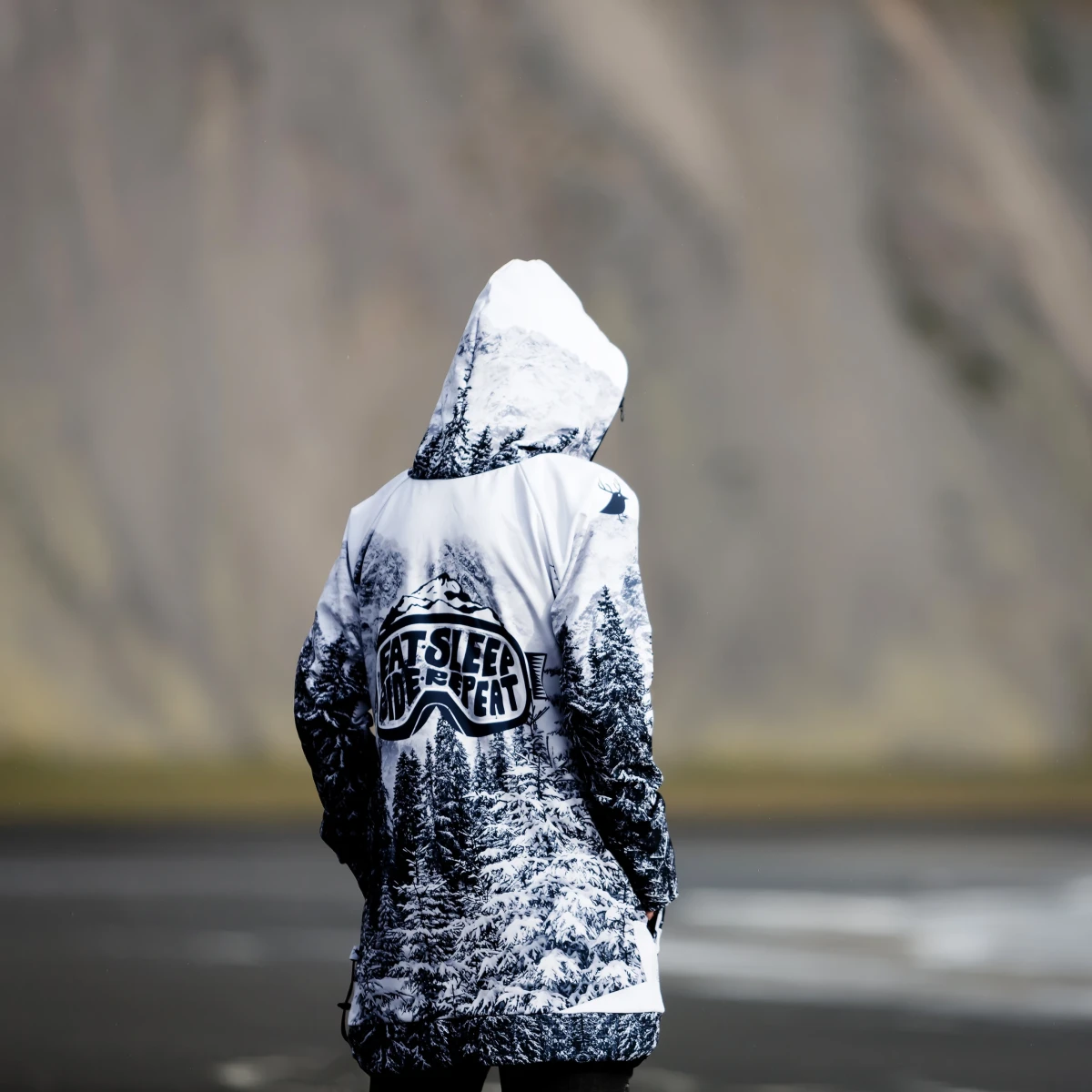 Męska kurtka snowboardowa z kapturem Alaska