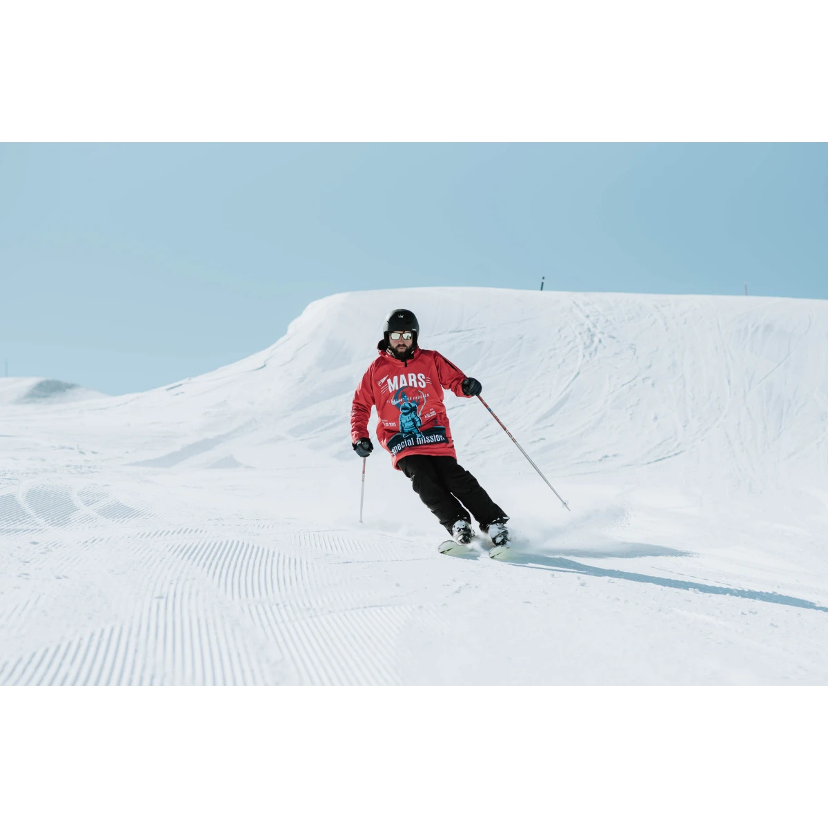 Męska kurtka snowboardowa z kapturem Mars