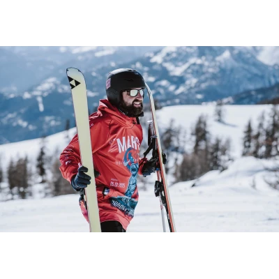 Męska kurtka snowboardowa z kapturem Mars