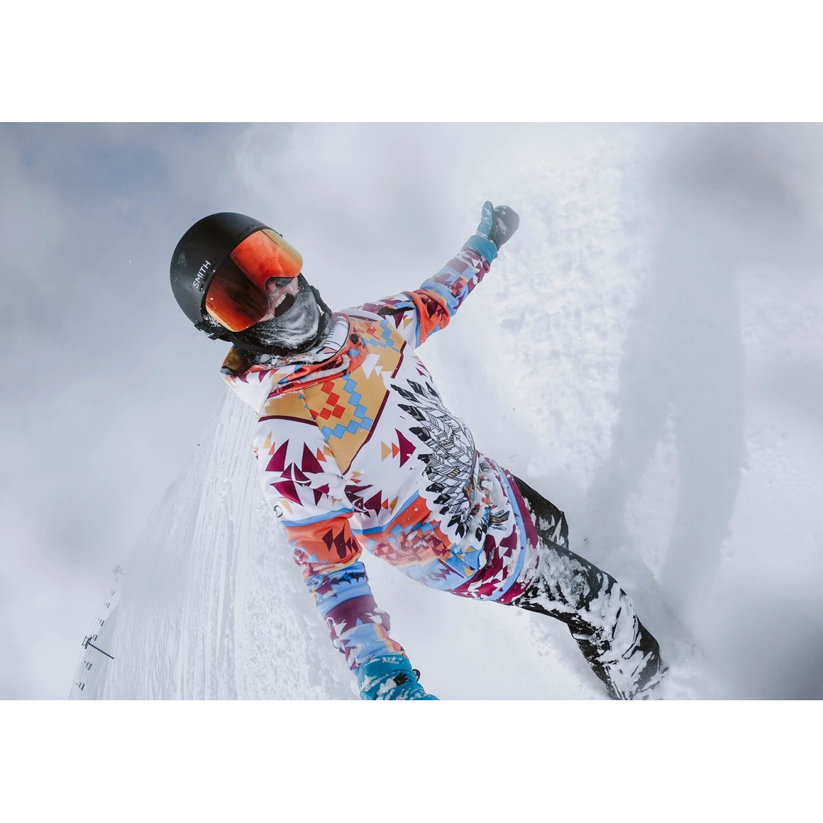 Męska kurtka snowboardowa z kapturem Navajo