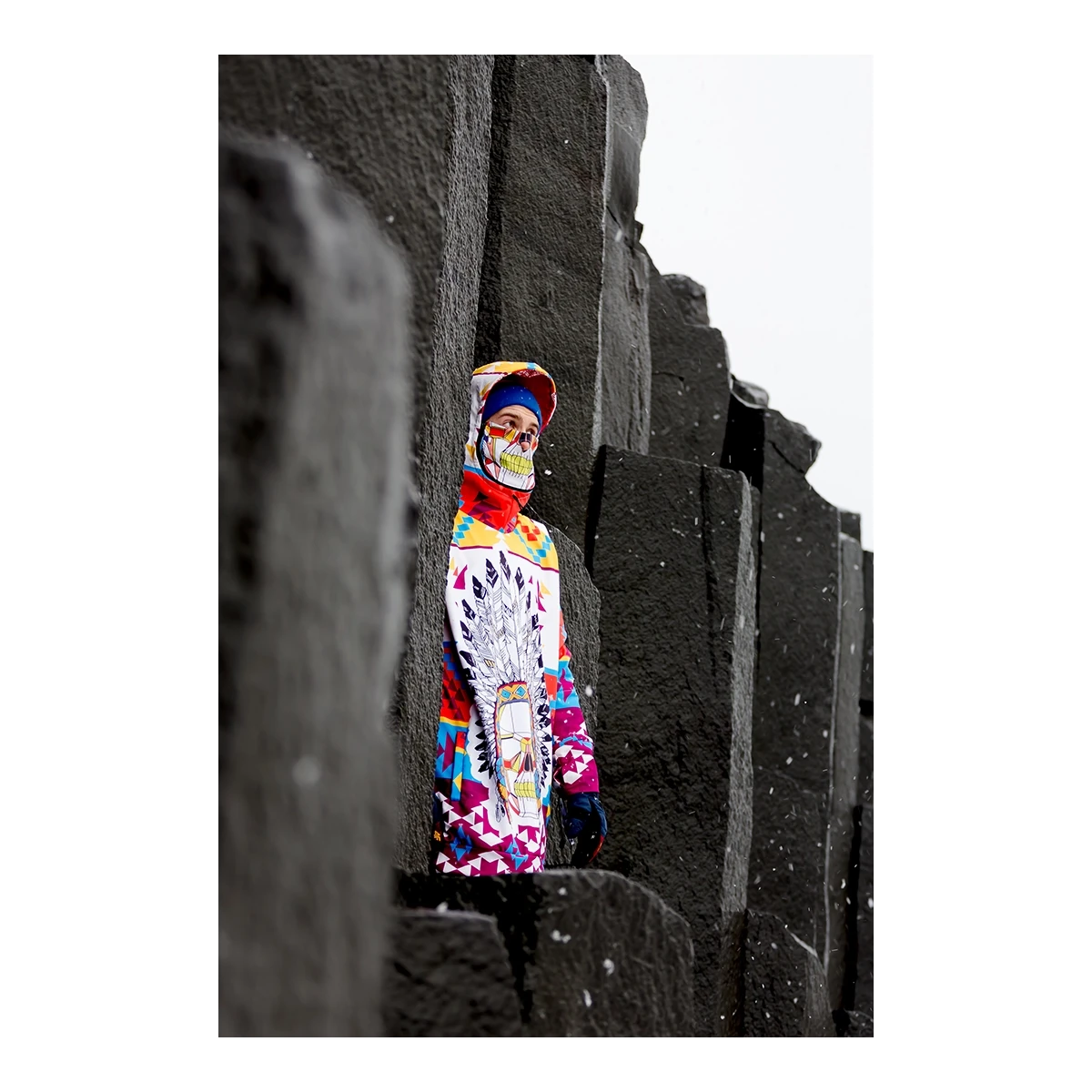 Męska kurtka snowboardowa z kapturem Navajo