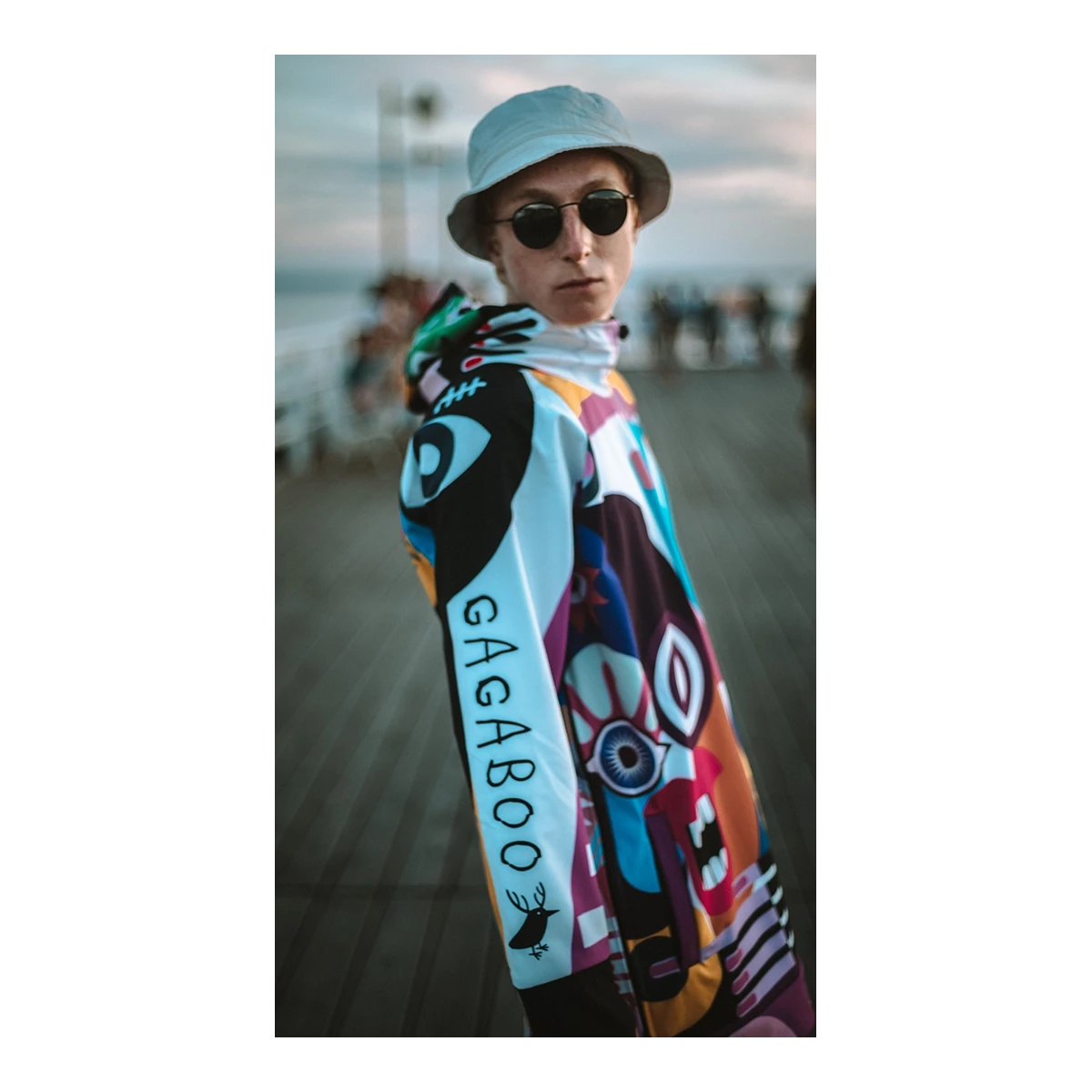 Męska kurtka snowboardowa z kapturem Pablo