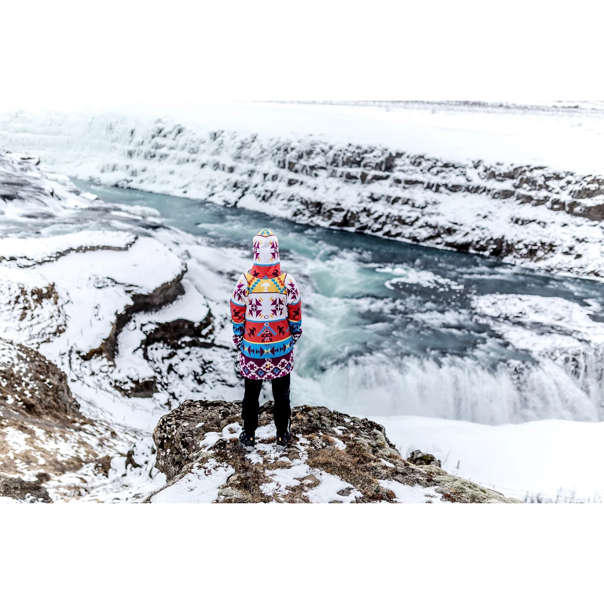 Męska kurtka snowboardowa z kapturem Navajo