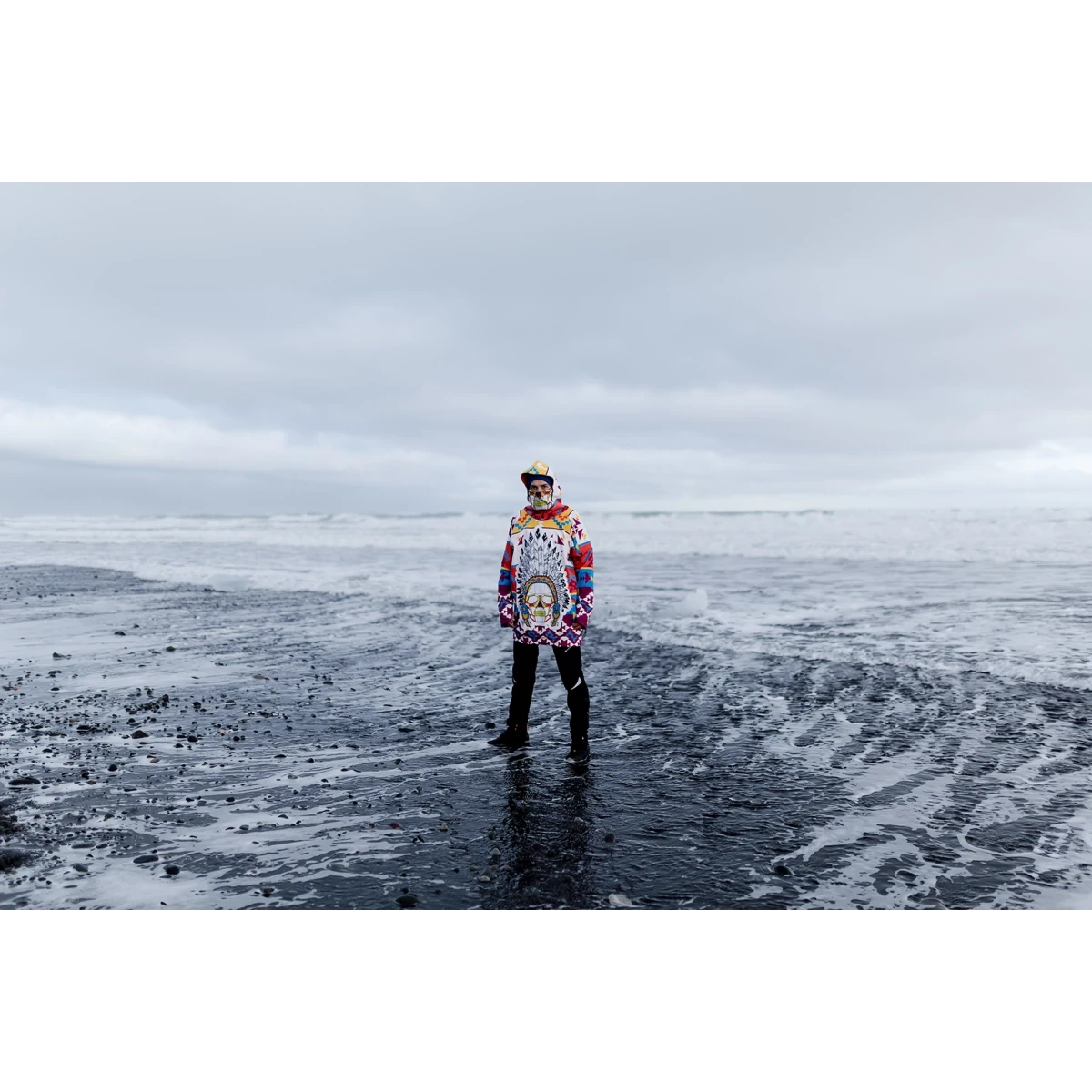 Męska kurtka snowboardowa z kapturem Navajo