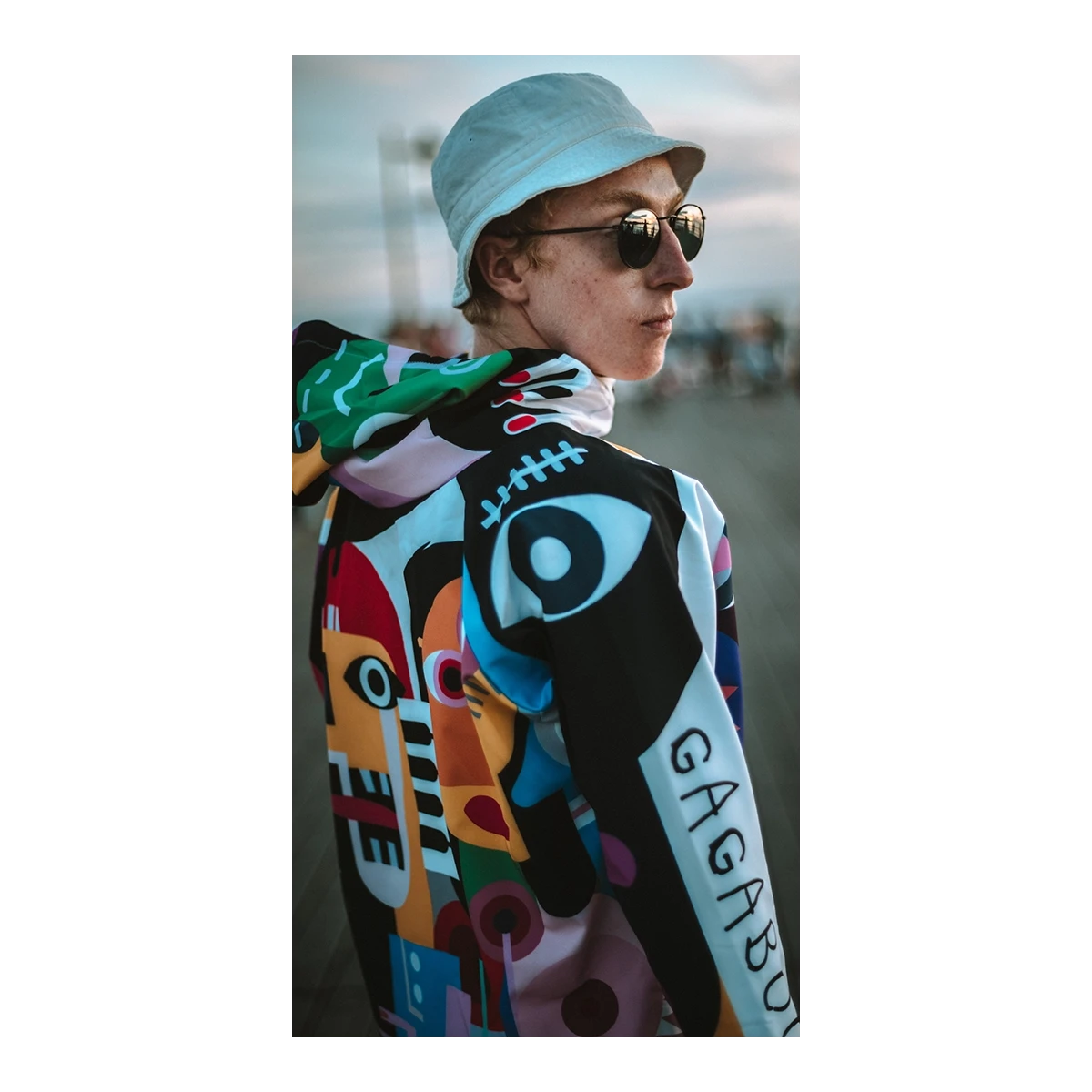 Męska kurtka snowboardowa z kapturem Pablo