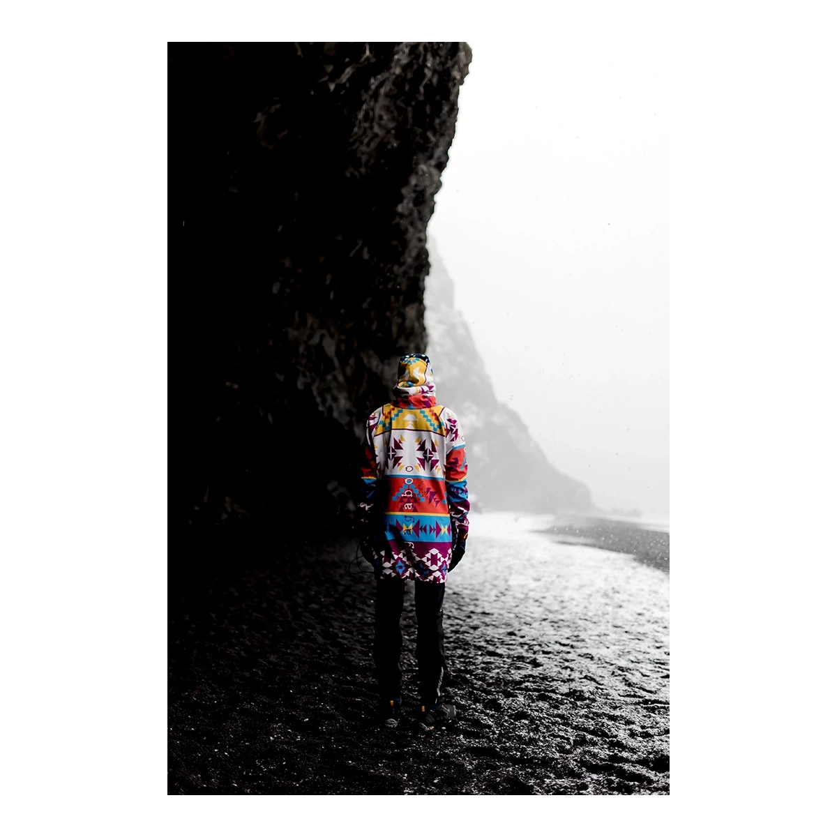 Męska kurtka snowboardowa z kapturem Navajo