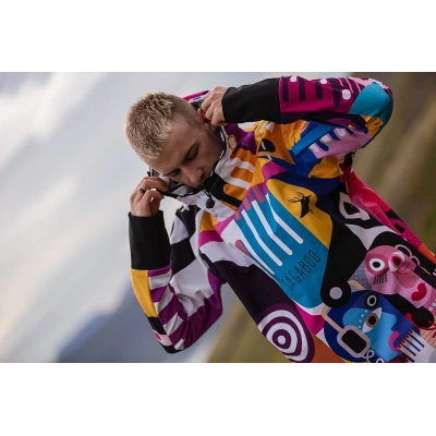 Męska kurtka snowboardowa z kapturem Pablo