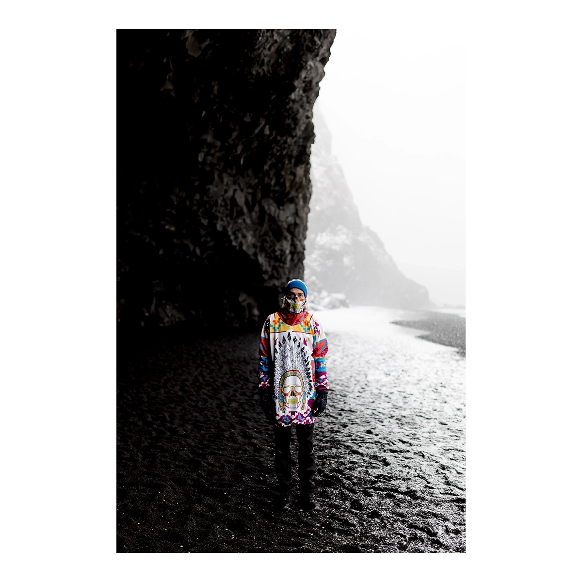 Męska kurtka snowboardowa z kapturem Navajo