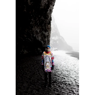 Męska kurtka snowboardowa z kapturem Navajo