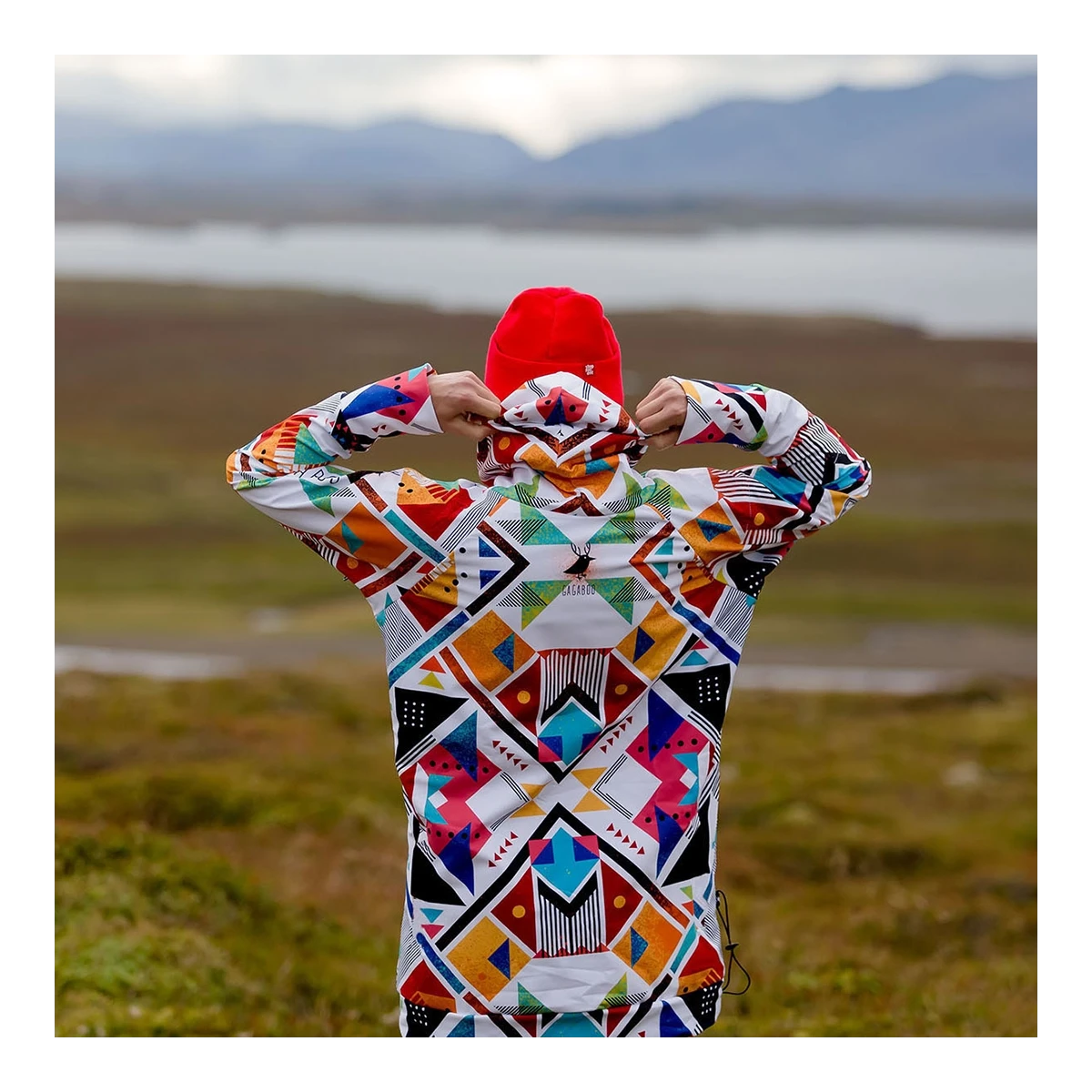 Męska kurtka snowboardowa z kapturem System