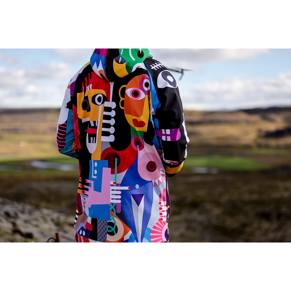 Męska kurtka snowboardowa z kapturem Pablo