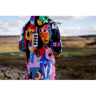 Męska kurtka snowboardowa z kapturem Pablo