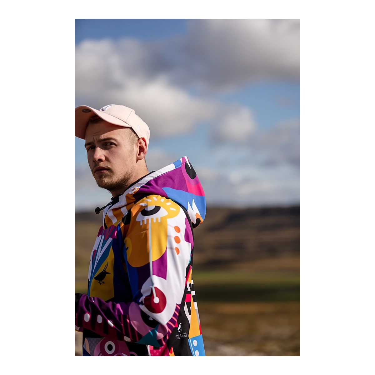 Męska kurtka snowboardowa z kapturem Pablo