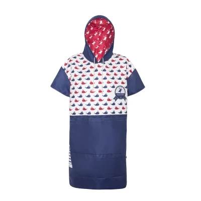 Damskie ponczo surferskie plażowe szykoschnące ręcznik Ahoy Gagaboo