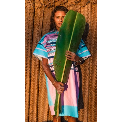 Damskie ponczo surferskie plażowe szykoschnące ręcznik Kanagawa Gagaboo