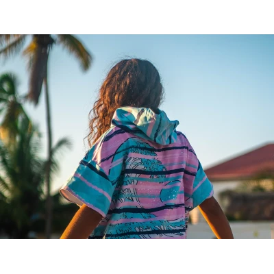 Damskie ponczo surferskie plażowe szykoschnące ręcznik Kanagawa Gagaboo