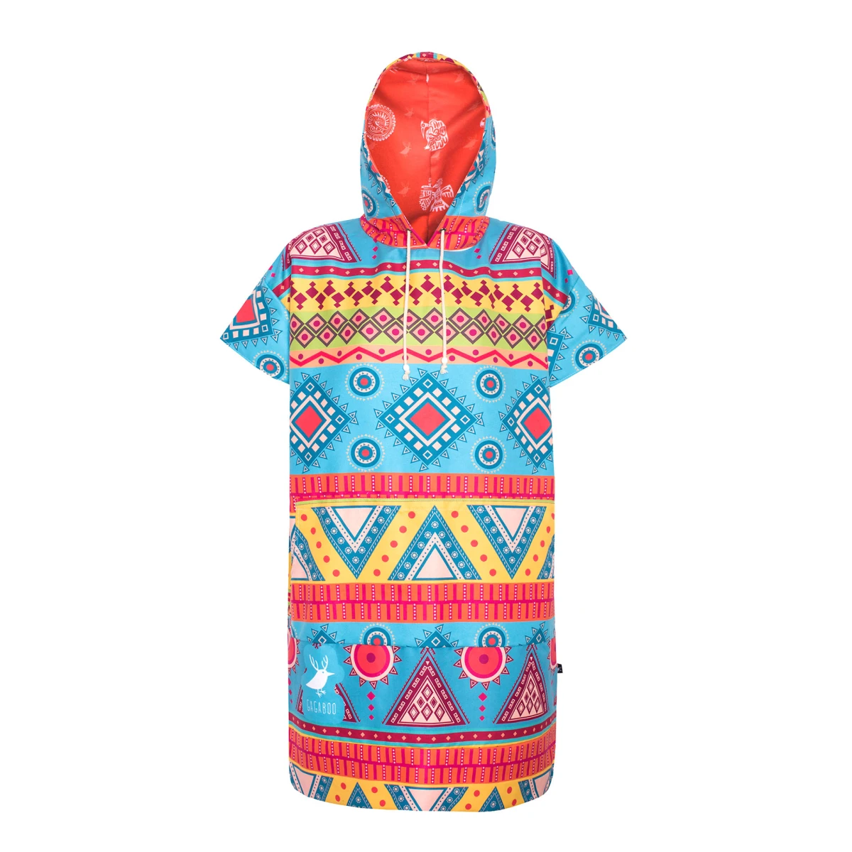 Damskie ponczo surferskie plażowe szykoschnące ręcznik Mad Shaman Gagaboo