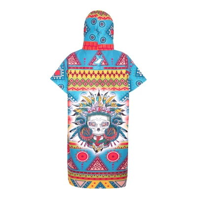 Damskie ponczo surferskie plażowe szykoschnące ręcznik Mad Shaman Gagaboo