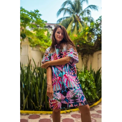 Damskie ponczo surferskie plażowe szykoschnące ręcznik Zanzibar Gagaboo