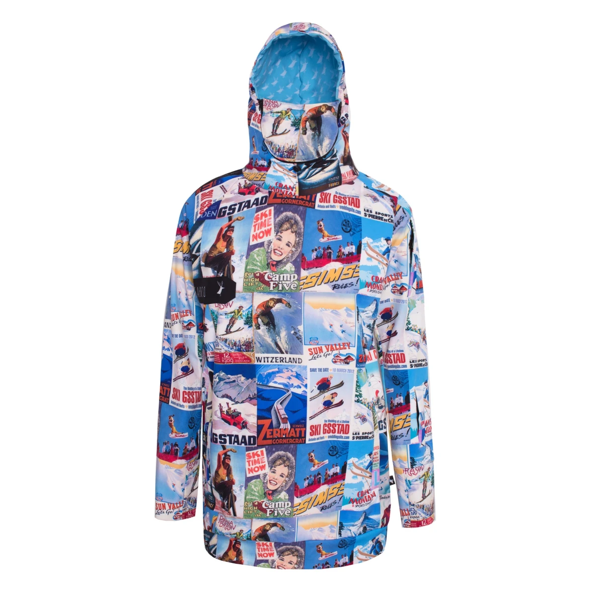 Męska bluza snowboardowa techniczna wodoodporna Snow History