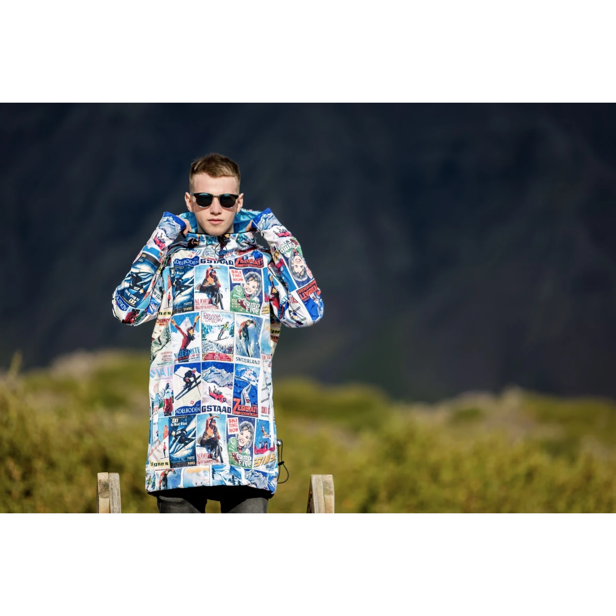 Męska bluza snowboardowa techniczna wodoodporna Snow History