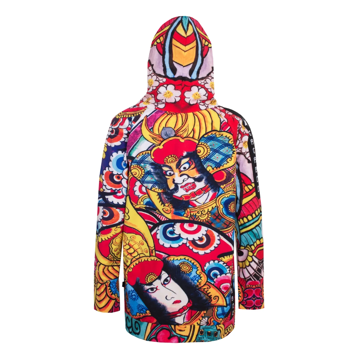 Damska długa bluza snowboardowa z kapturem Konnichiwa